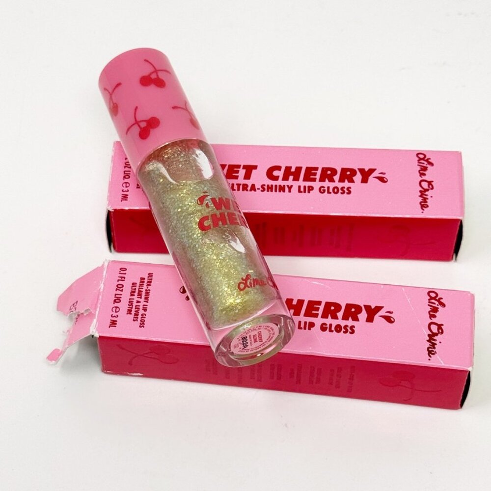 Lime Crime Wet Cherry Ultra Shiny Lip Gloss   CHERRY SLIME  NEW